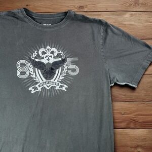 Tommy Hilfiger T Shirt‎ Men L Bunny Skull Wings 85 Graphic Trim Fit Tee Faded